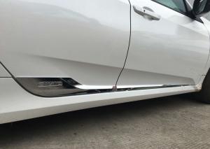 Wholesale HONDA CIVIC 2016 Auto Body Trim Parts , Chromed Side Door Moulding from china suppliers