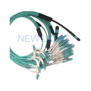 Wholesale 5m MPO Female Connector To LC Duplex OM4 (OM3)50/125 Multifiber Jumper from china suppliers