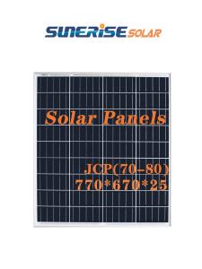 Wholesale CE Polycrystalline 18V 36 Cells 80w Solar Panel from china suppliers