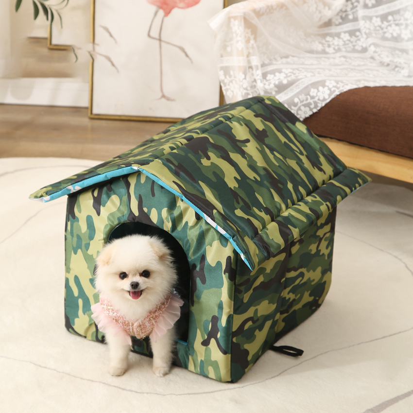 Waterproof Pet Bed Customized Logo Foldable Winter Dog House for Pet House