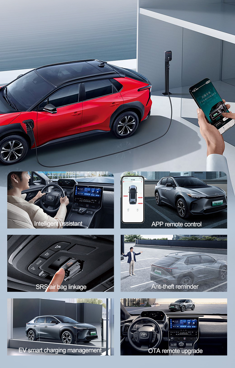 Intelligent assistant SRS air bag linkage APP remote control Anti-theft reminder    EV smart charging managemer OTA remote upgrade