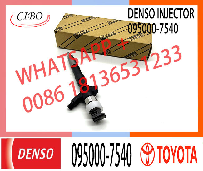 Common Rail Fuel Injector 23670-30280 095000-7540 For Toyota Hilux 1KD-FTV