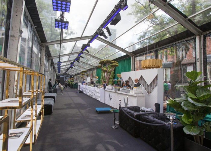 Large Black Roof 50m Warehouse Tent For Fashion Show