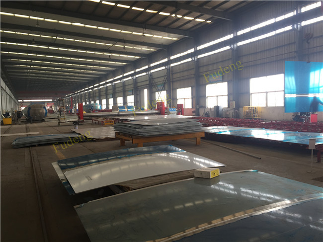 Customized Volume Fuel Tank Trailer , Chemical Transport Trailers Carbon Steel