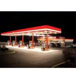 Professional Steel Structural Build Prefab Space Frame Filling Gas Petrol