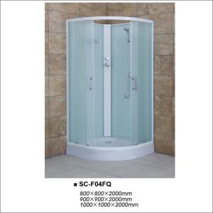Wholesale Fabric Glass Quadrant Shower Enclosures , Sliding Door Shower Room 900*900*2000mm from china suppliers