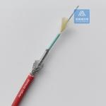 12 Cores Multi Mode Micro Armored Fiber Cable 5.0mm Red LSZH Rodent Resistant