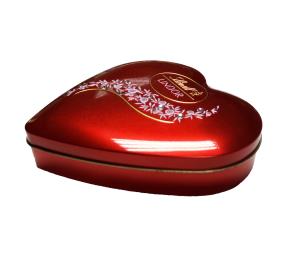 Wholesale Wedding Gift Heart Shape Tin Box Printed Solid Material Matched With Ribbon from china suppliers