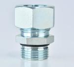Metric Standard Male Connection Straight Swivel Nut Hydraulic Tube Fitting 1CM