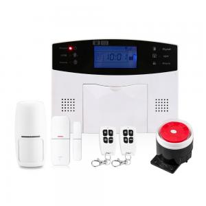 Wholesale Wireless & Wired GSM/SMS Home Security Burglar Alarm System Door/Window Detector and PIR Detector from china suppliers