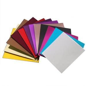 Wholesale 1220x2440mm Rose Gold Silver Plexiglass Mirror Sheets For Advertising from china suppliers