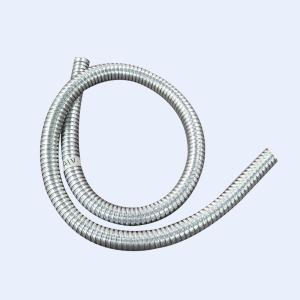 Wholesale IP6 Anti Fire Steel Flexible Conduit 0.30MM Thickness 1/2&quot; 4&quot; Light Duty Silver from china suppliers