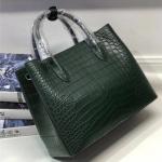 Authentic Real Crocodile Belly Skin Lady Large Purse Genuine Alligator Leather