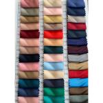 97% Polyester 3% Spandex Woven Plain Dyed Elastic Satin Fabric