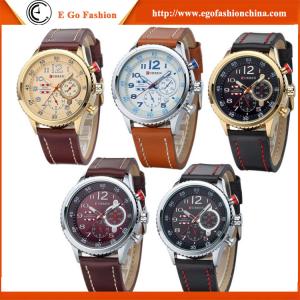 Wholesale Model No. 8179 Stainless Steel Back Watch Fashion Casual Watches Man CURREN Leather Watch from china suppliers