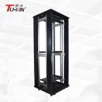 Commercial Rack Enclosure Server Cabinet , Indoor 42U Half Height Server Rack