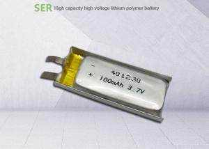 Wholesale 3.7V rechargeable lithium polymer battery 401230 for bluetooth headset from china suppliers