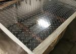 5 Bar Aluminium Checker Plate / Aluminum Sheet Coil 0.2mm -10.0mm Thickness
