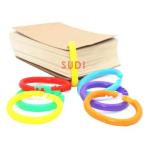 30mm Double Buckle Plastic Loose Leaf Binder Rings Environmental Protection
