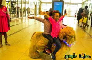Wholesale Hansel happy rider toys coin operated walking animal lion rides with battery from china suppliers