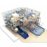 Commercial Custom Indoor Playground Vivid Colors Children Amusement Theme Park