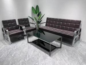 Wholesale Modern Beauty Spa Salon Waiting Room Sofa 1 3 Seat Comfort Office Sofa Leather Reception Sofa Couch from china suppliers