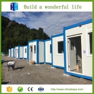 Wholesale prefab sandwich panel folding container van house for sale philippines from china suppliers