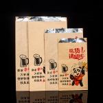Insulated Aluminum Foil Lined Kraft Paper Bag for Custom Take Away Food