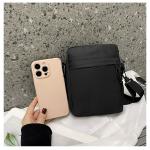 SIMPLE OXFORD CLOTH CASUAL CROSSBODY BAG MEN'S SIMPLE SOLID COLOR MOBILE PHONE