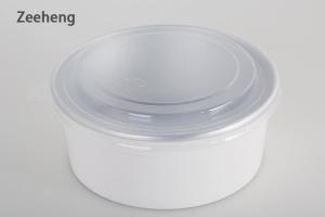 Wholesale Disposable 36oz-1100ml Induction Cooker Available Round Aluminium Film White Thick Paper Bowl Food Container from china suppliers