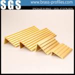 Safe Decarative Brass Antislip Stair Strip Copper Staircase Nosing