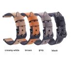 Watchband Genuine Cow Leather Watch Straps Black Brown Gray Wear-resistant