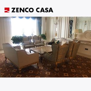 Wholesale European Style Hotel Lobby Leisure Furniture Set Including Sofa Leisure Chair Coffee Table from china suppliers
