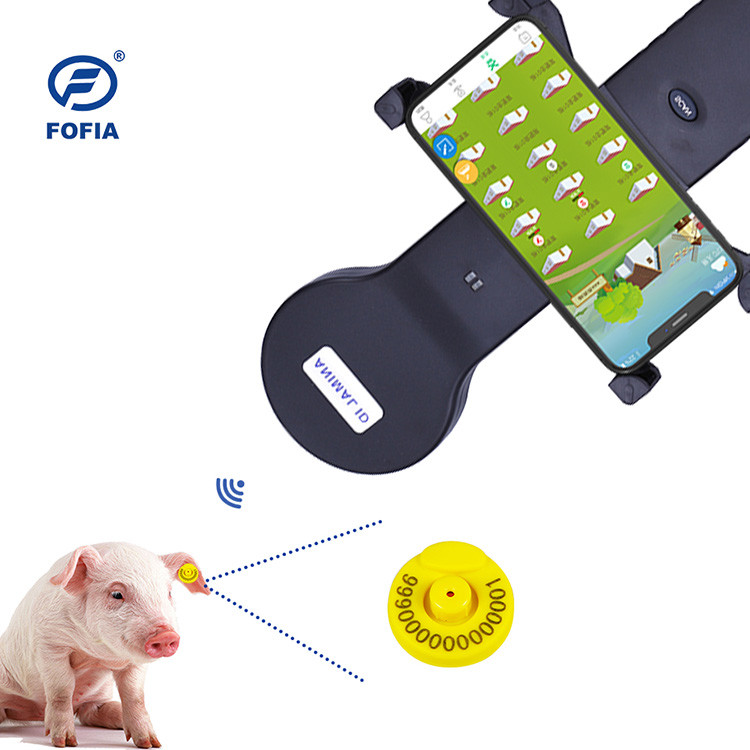 Animal Rfid Chip Ear Tag Electronic For Farm Use 134.2khz FDX-B