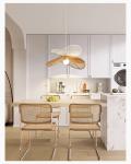 Nordic Wabi Sabi Led Pendant Lights For Living Room Home Decoration Rattan