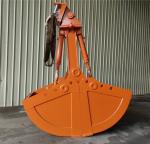 15-40 Ton Excavator Clamshell Bucket Double Cylinder For Hitachi Cat Volvo Case