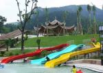 Commercial Above Ground Pool Slide Fiberglass Aqua Funny Equipment
