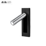 Flexible arm led reading wall light/flexible bed reading light/hotel bed wall
