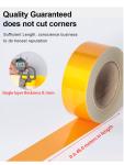 PVC Arrow Polyester Band Red White Yellow Conspicuity Marking Reflective Tape