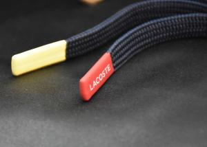 China LOGO Printed L120cm Nylon Drawstring Cord For Sweatpants Hoodies on sale