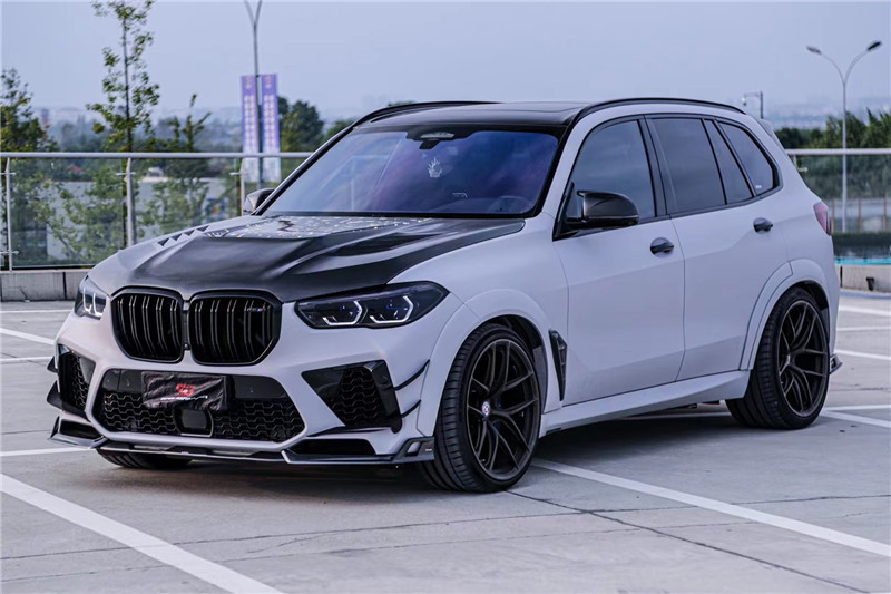 Auto Parts Carbon Fiber Body Kit for BMW X5M X5M Carbon Fiber Hood X5M Front Shovel Diffuser Spoiler X5M Wide Body Kit