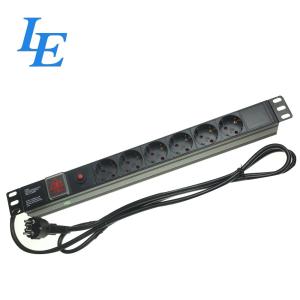 Wholesale 250VAC 19 Inch Server Rack PDU With C14 Inlet from china suppliers