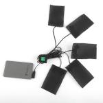 7.4V 5V Battery Heated Pad For Clothing With Smart Temperature Control Switch