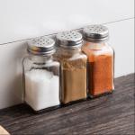 OEM ODM 4*4*9cm Food Glass Packaging Condiment Bottle Jars
