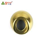 Golden Stainless Steel Decorative Tube End Cap Handrail Fittings