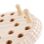 5.5cm Wooden Montessori Baby Toys Memory Matchstick Chess Game