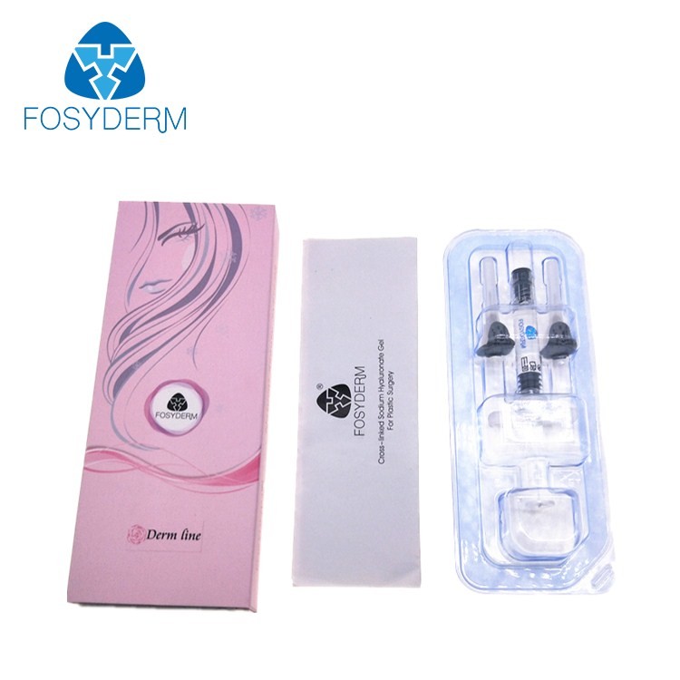 1ml Hyaluronic Acid Dermal Filler Derm 2ml Fosyderm Facial Contour For Lips