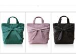 Luxury Brand Vogue Ladies Handbags Customized Logo Polyester Material