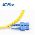 UPC APC G652D Fiber Optic Patch Cord 2.0mm 3.0mm PVC LSZH LC-SC Connector