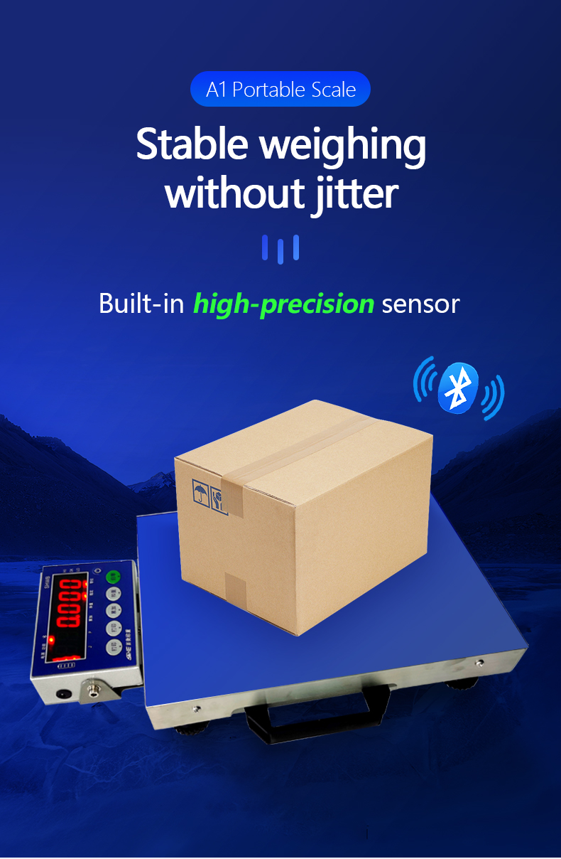 Portable and Easy to SOHE A1 100KG Industrial Weighing Scale Platform with Bluetooth